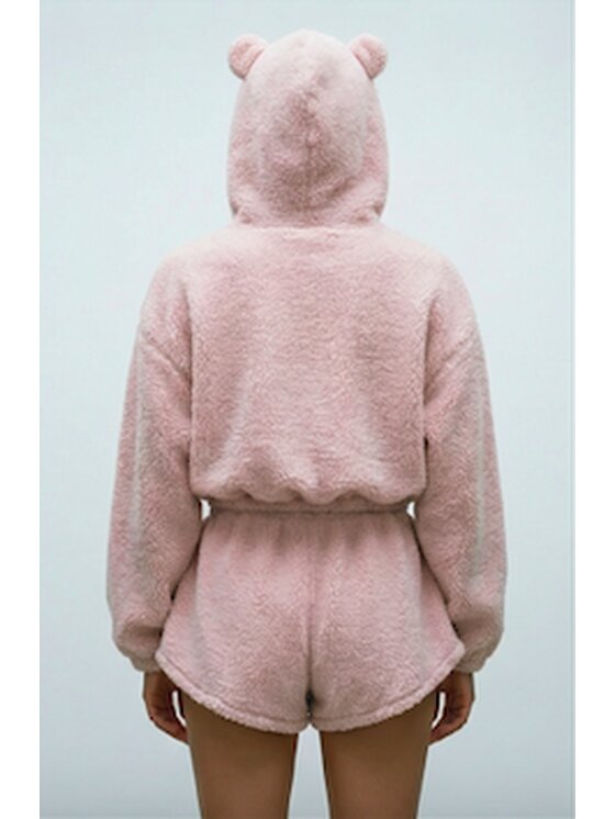 MissDenim MissDenim Polar Teddy Bear Różowy Oversize