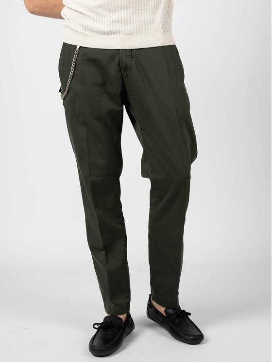 Antony Morato Antony Morato Kalhoty z materiálu MMTR00526-FA850228 | Marlon Khaki Slim Fit