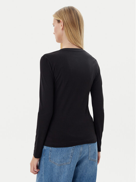 Guess Guess Bluzka W5YI26 J1314 Czarny Slim Fit