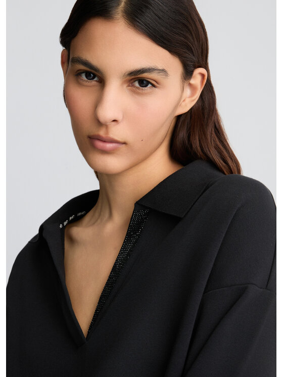 Liu Jo Liu Jo Felpa TA5047FS00022222 Nero Regular Fit