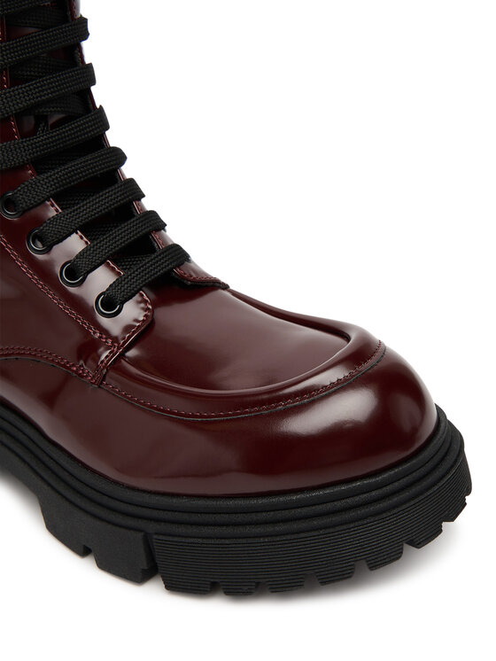Calvin Klein Calvin Klein Trappers Tronchetto Allacciato V4A5-83132-1453 Vișiniu