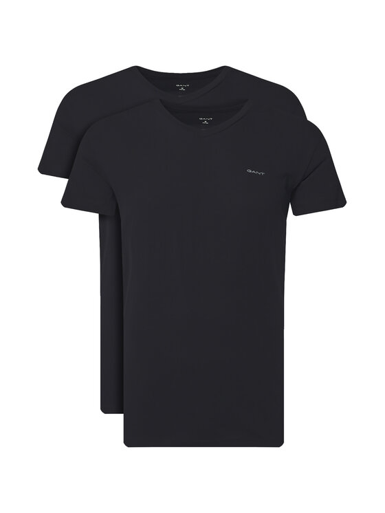 Gant Gant Komplet t-shirtów 900012018 Czarny Regular Fit