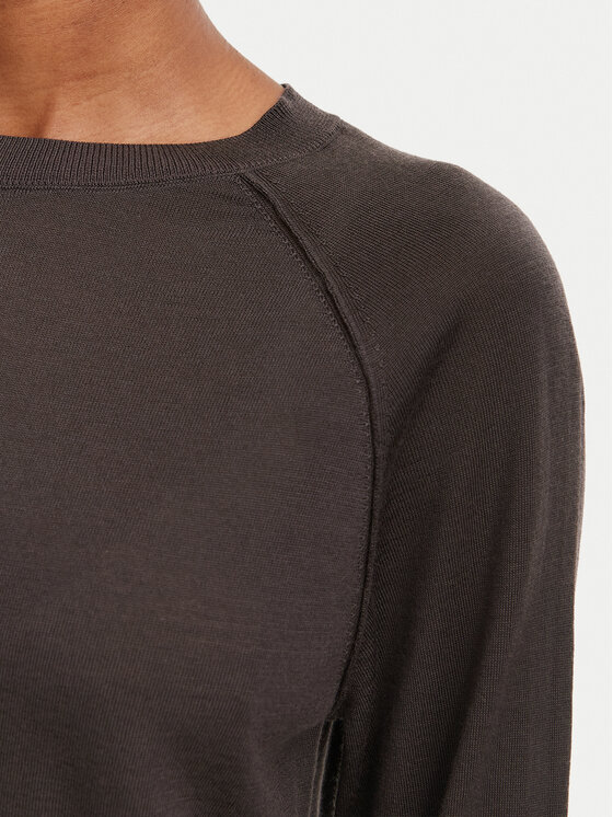 Marella Marella Sweter Cottage 2625366211 Brązowy ciemny Regular Fit