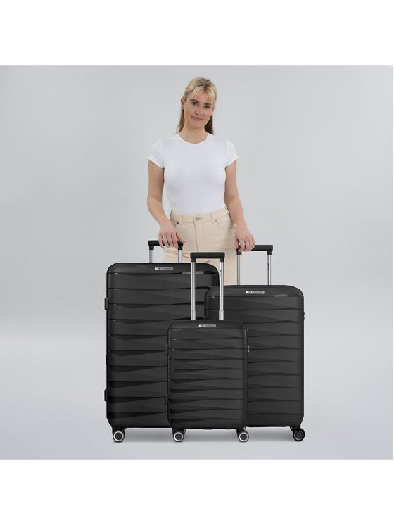 Franky Franky Komplet walizek 301060 Czarny