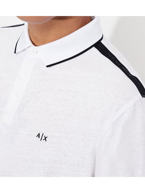 Armani Exchange Armani Exchange Polokošile 3KZFFU ZJ9EZ 1100 Bílá Regular Fit