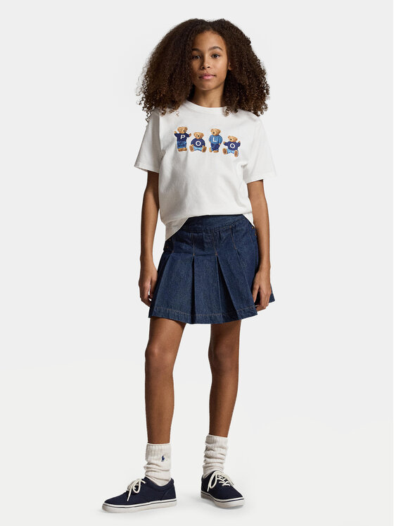 Polo Ralph Lauren Polo Ralph Lauren T-Shirt 313A11851001 Bílá Regular Fit