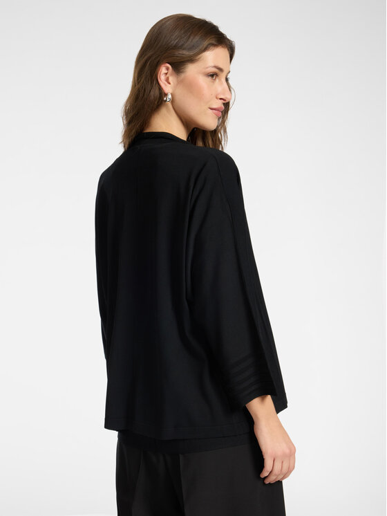 Elena Mirò Elena Mirò Kardigan M555E001941N033 Czarny Boxy Fit