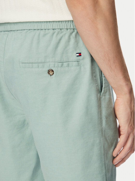 Tommy Hilfiger Tommy Hilfiger Stoffshorts Dover MW0MW44353 Hellgrün Regular Fit