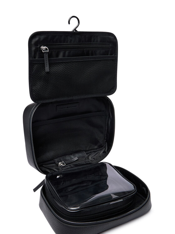 Tommy Hilfiger Tommy Hilfiger Несесер Th Central Travel Washbag AM0AM14550 Черен