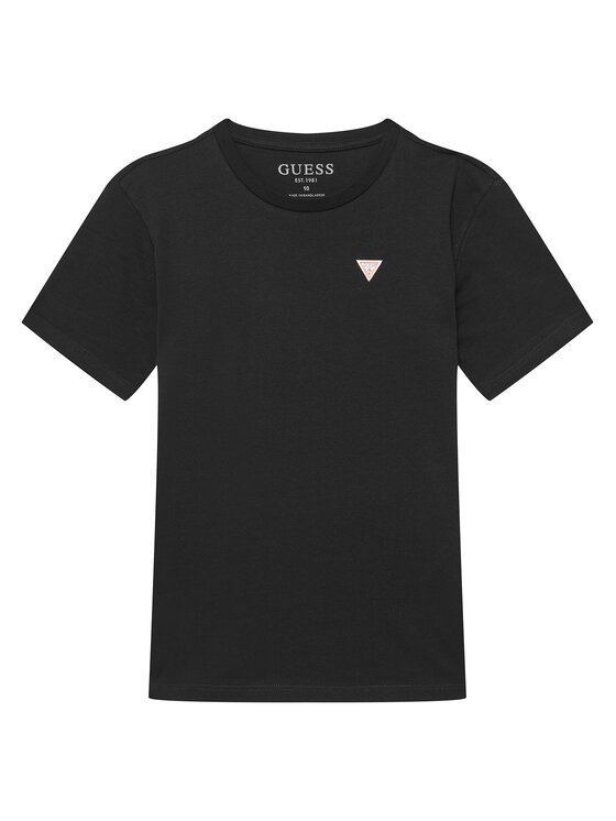 Guess Guess Tricou L5YI38 K5M20 Negru Regular Fit