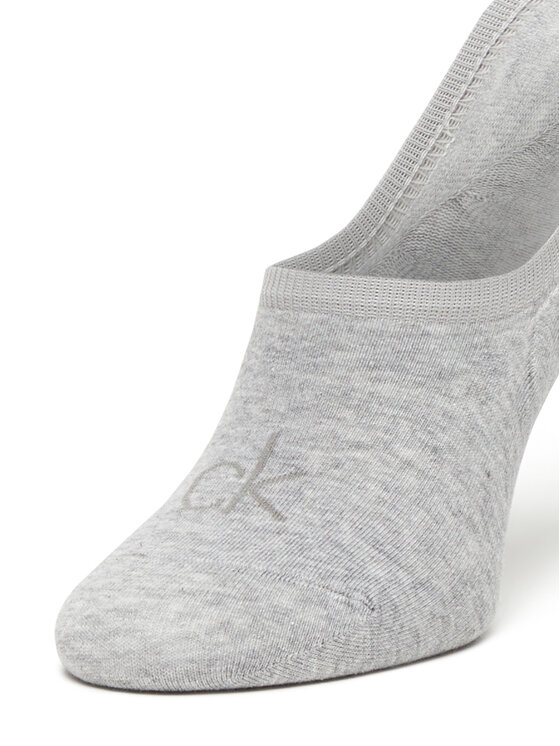 Calvin Klein Calvin Klein Набір з 2 пар жіночих підслідників 701228801 Сірий