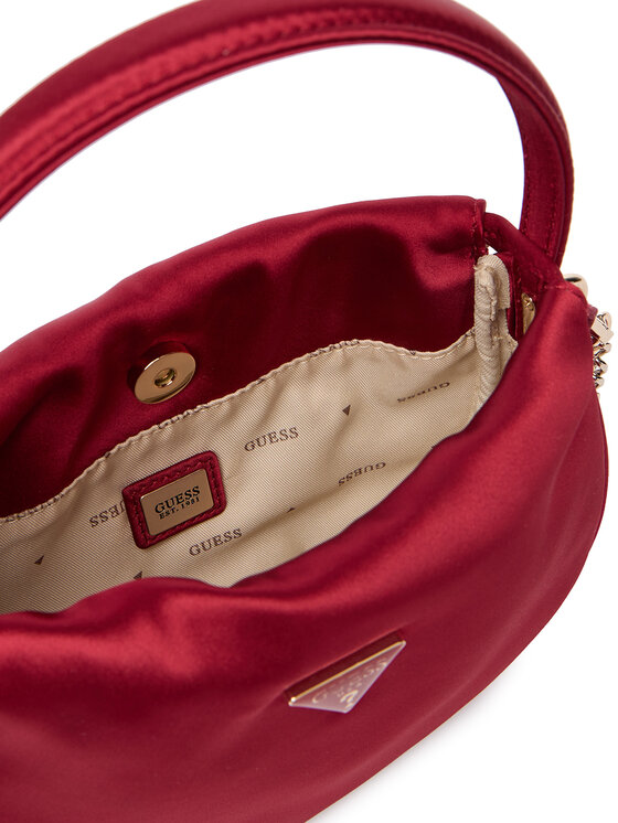 Guess Guess Ročna torba Elsie Mini HWSE96 50750 Bordo rdeča