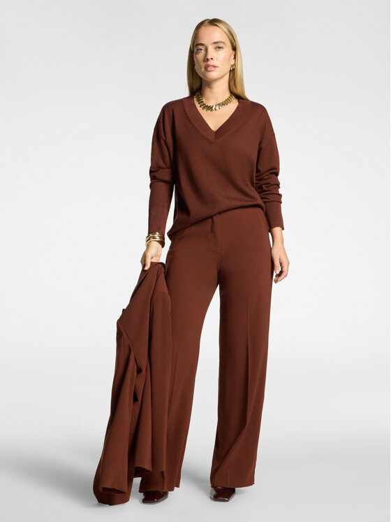Elena Mirò Elena Mirò Maglione M112Z000879N022 Marrone Regular Fit