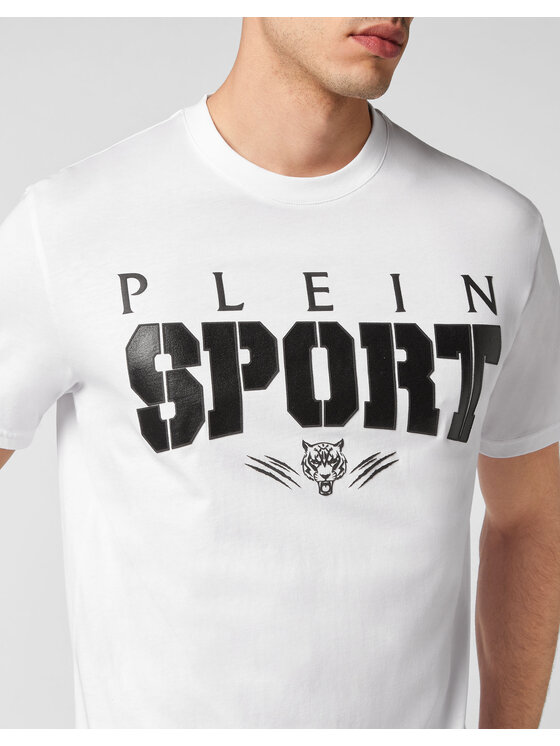 Plein Sport Plein Sport T-Shirt 1089 Biały Regular Fit