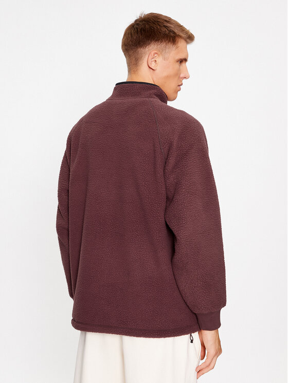 New Balance New Balance Felpa di pile Athletics Polar Fleece Full Zip MJ33503 Rosso Regular Fit