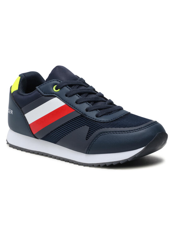 Sneakersy Tommy Hilfiger, Rozmiar 30, Grantowe, Low Cut Lace-Up Sneaker T3B4-31097-1176 M