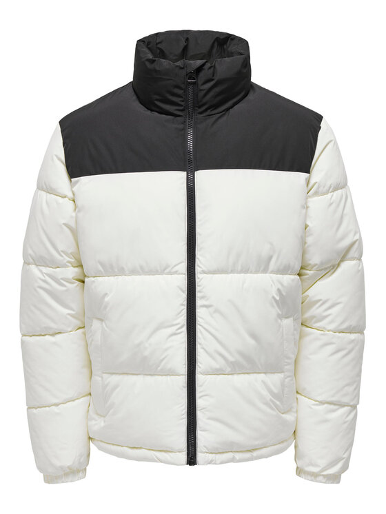 Only & Sons Only & Sons Зимно яке 22025205 Екрю Regular Fit