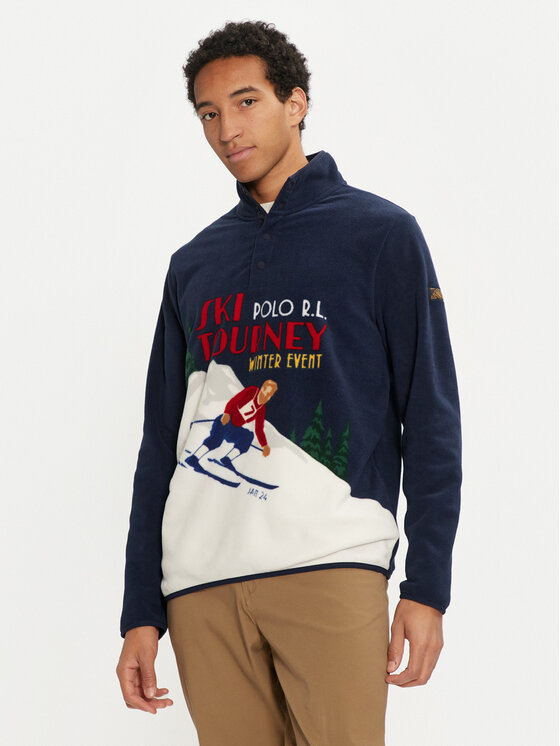 Polo Ralph Lauren Jaka Polar 710952219001 Tumši zils Regular Fit