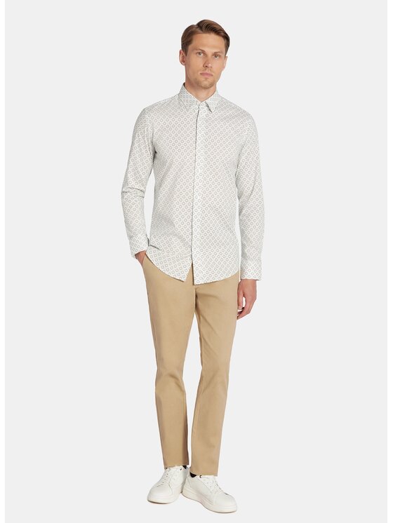 Pako Lorente Pako Lorente Koszula P25WF-1X-021 Biały Slim Fit