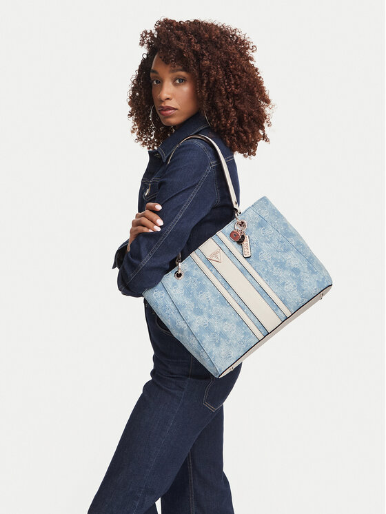 Guess Guess Torebka Noelle II HWDL96 72250 Niebieski jasny