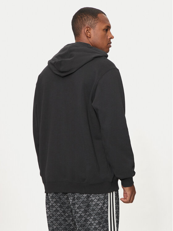 adidas adidas Majica dugih rukava Flames Logo IS0208 Crna Regular Fit