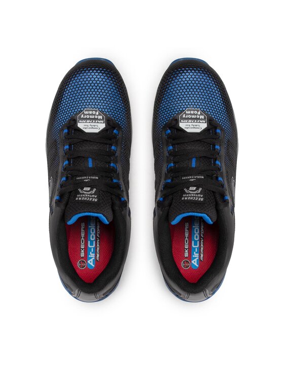 Skechers Skechers Półbuty Bulklin 77180EC/BLU Czarny