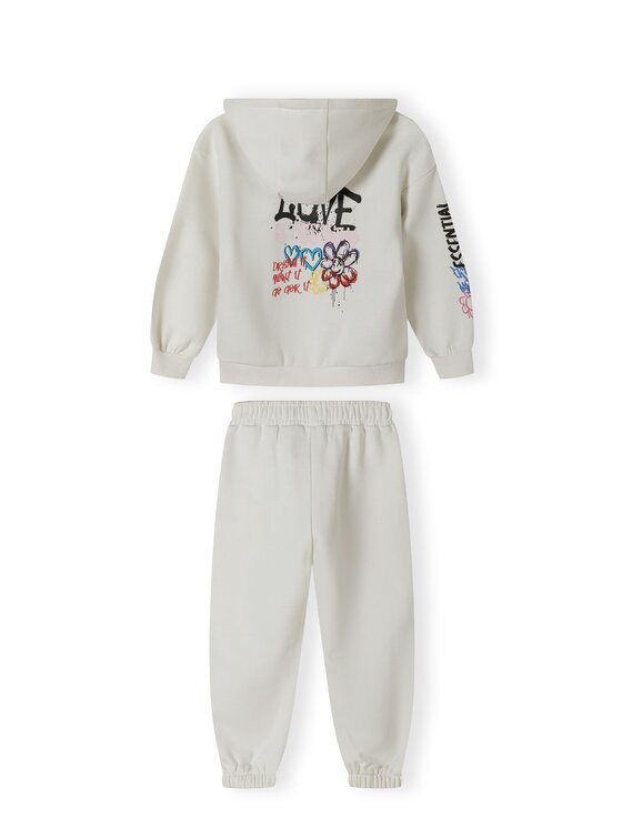 MINOTI MINOTI Dres 20fleece55 Biały Regular Fit
