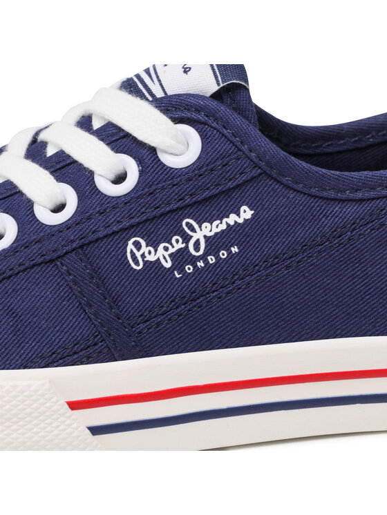 Pepe Jeans Pepe Jeans Tenisówki Brady W Basic PLS31287 Granatowy