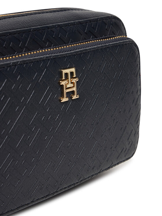 Tommy Hilfiger Tommy Hilfiger Torbica Th Icon Camera Bag Mono AW0AW18121 Tamnoplava