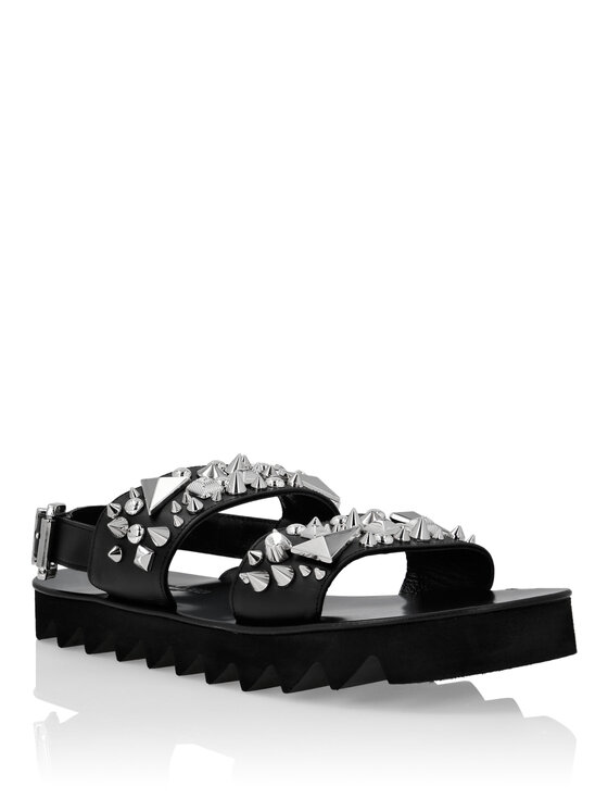 Sandały PHILIPP PLEIN, Rozmiar 36, Czarne, 3085