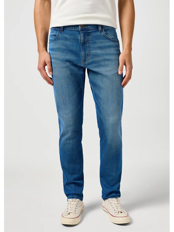 Wrangler Wrangler Jeansy RIVER Niebieski Straight Fit