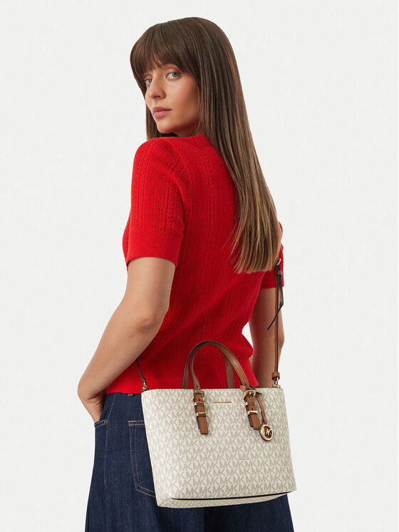 MICHAEL Michael Kors Ročna torba 32S6GQNC0L Kremna