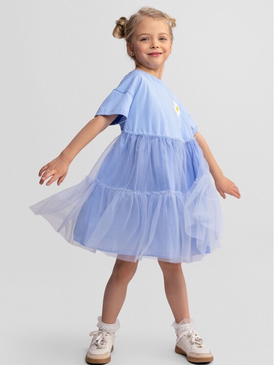 minoti minoti Sukienka codzienna 30DRESS115 Niebieski Regular Fit