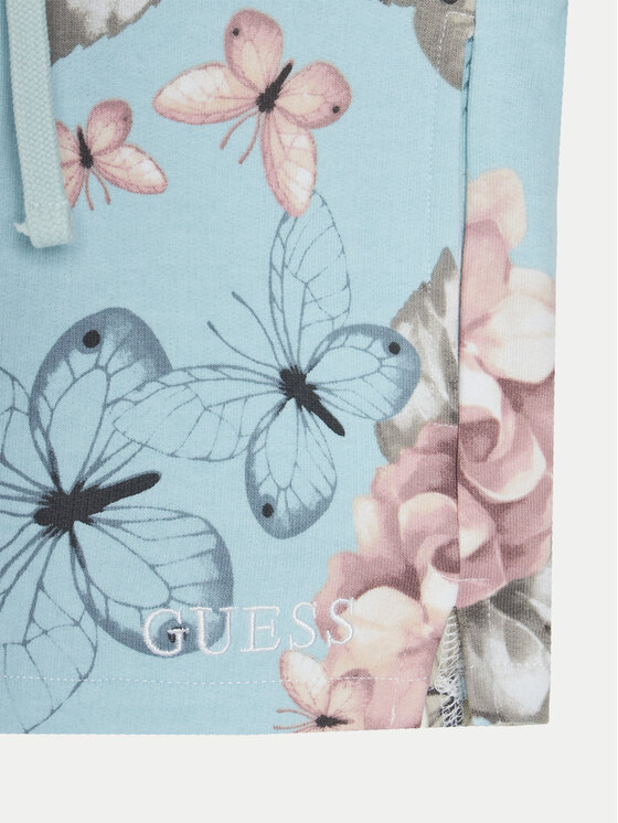 Guess Guess Szorty materiałowe J5RD15 KA6R4 Kolorowy Relaxed Fit