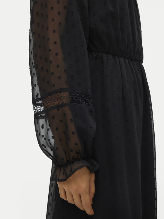 Vero Moda Vero Moda Kasdieninė suknelė Leah 10314693 Juoda Regular Fit