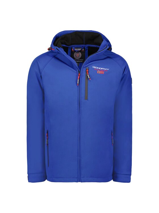 Geographical Norway Geographical Norway Kurtka softshell WY1163H/GN-ROYAL BLUE Niebieski Regular Fit