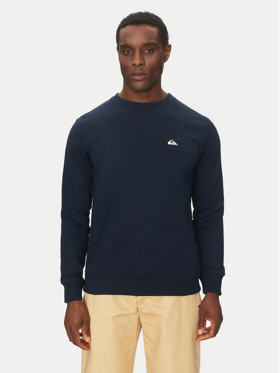 Quiksilver Mikina EQYFT04953 Tmavomodrá Regular Fit