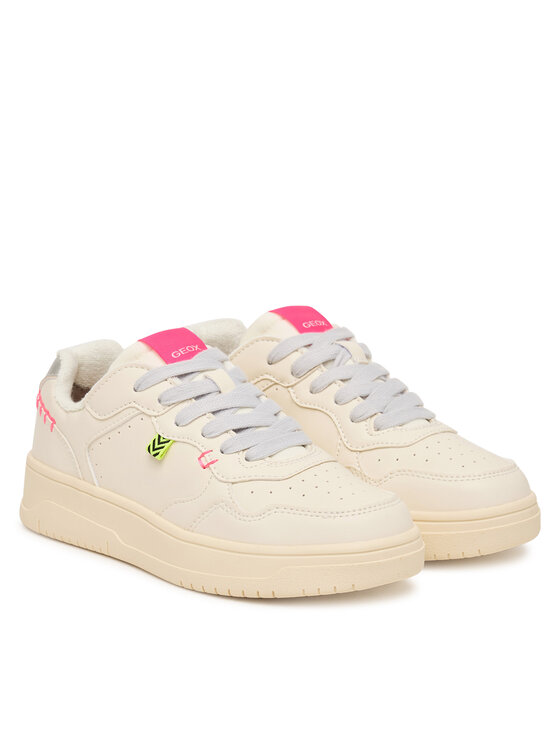 Geox Geox Sportcipők J Lestrella Girl J56NLC 000BC C1M1W S Ekru