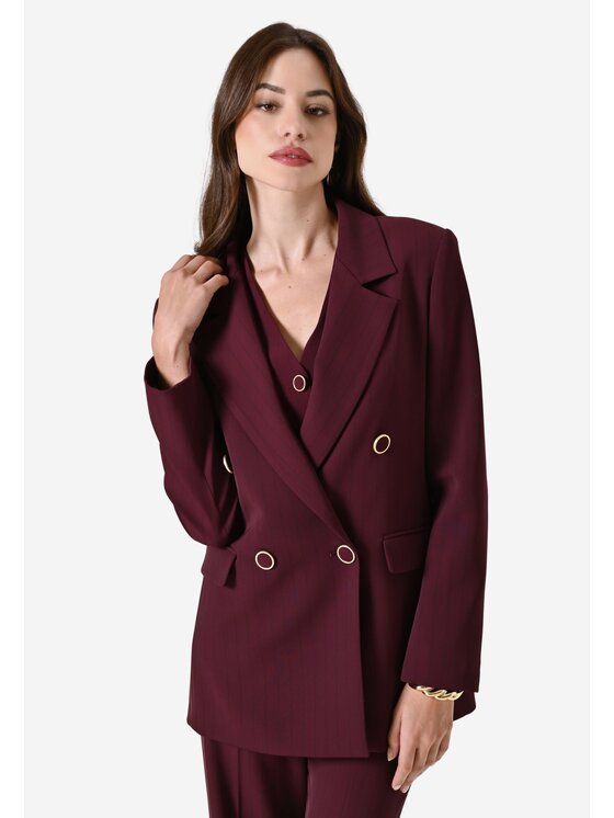 Rinascimento Rinascimento Σακάκι giacca donna Μπορντό Regular Fit