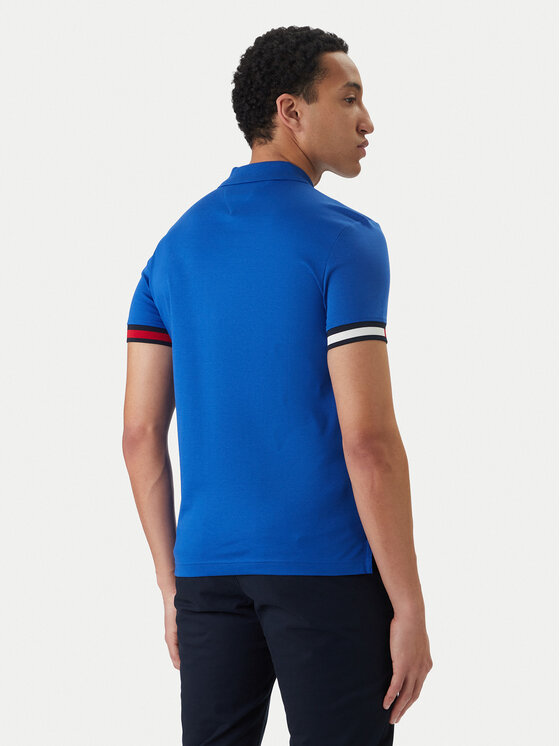 Tommy Hilfiger Tommy Hilfiger Polokošile MW0MW42743 Modrá Slim Fit