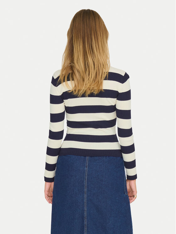 JDY JDY Sweter Plum 15277223 Granatowy Regular Fit