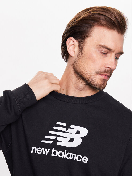 New Balance New Balance Μπλούζα MT3153 Μαύρο Relaxed Fit