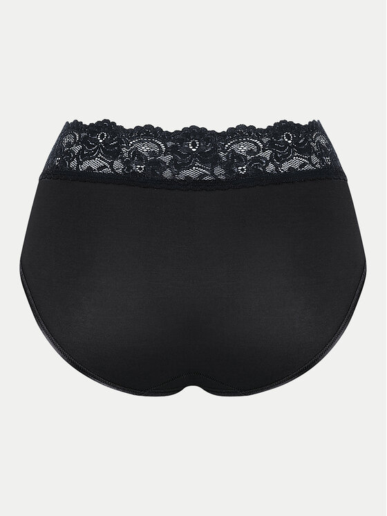 Sloggi Sloggi Klassischer Damenslip Romance 10031896 Schwarz