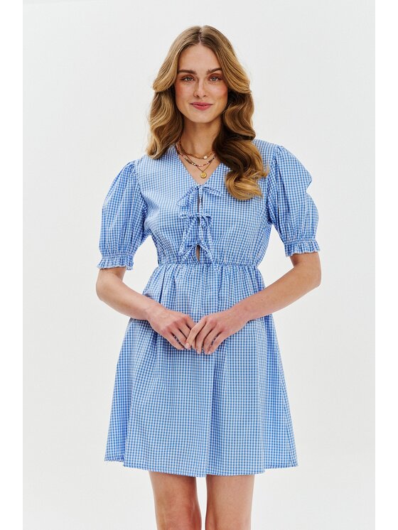 NAOKO NAOKO Sukienka codzienna Girly Charm Niebieski Regular Fit