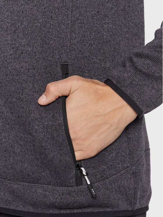 CMP CMP Fleecejacke 3H60747N Grau Regular Fit
