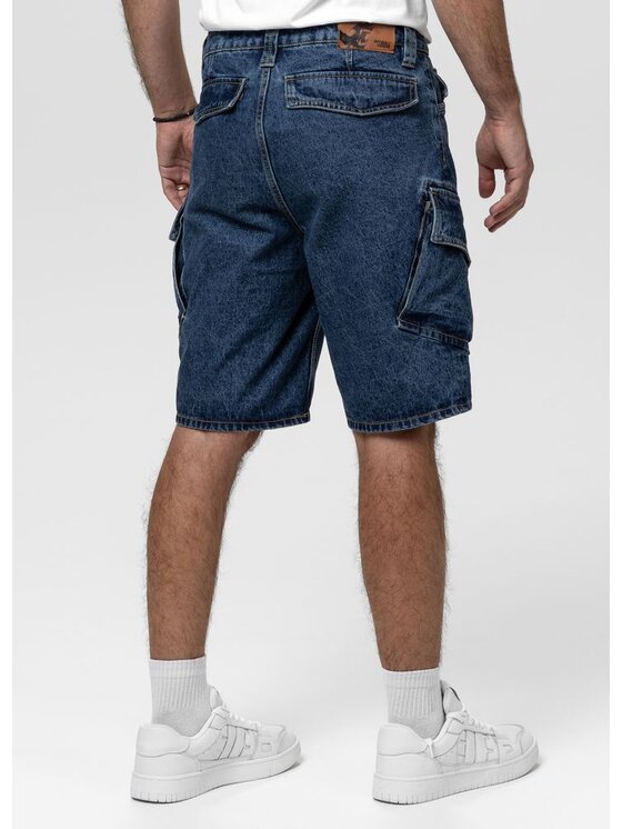PITBULL PITBULL Szorty jeansowe STRANDWAY Granatowy Regular Fit