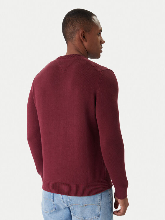 Tommy Jeans Tommy Jeans Πουλόβερ DM0DM21787 Μπορντό Regular Fit