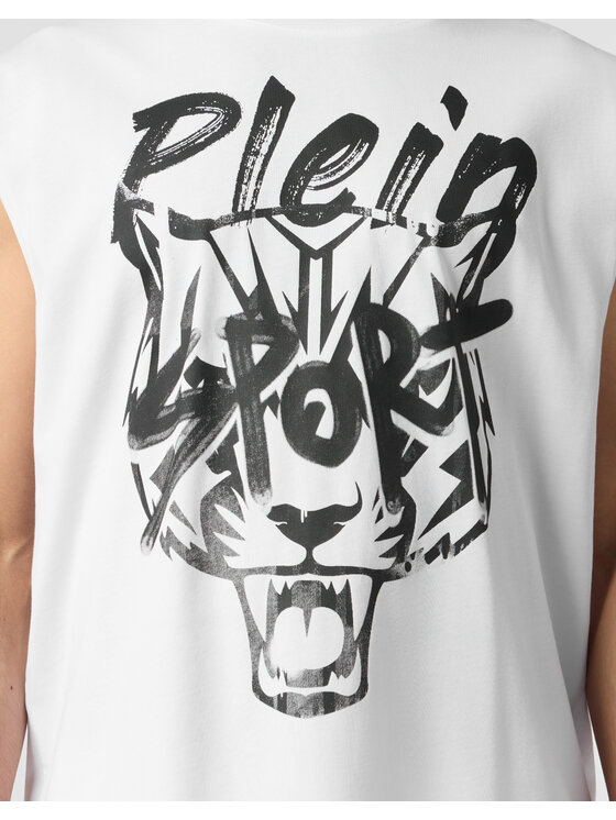 Plein Sport Plein Sport Smanicato 28353 Bianco Regular Fit