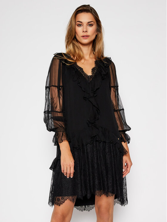 Nissa Nissa Abito da cocktail RS11760 Nero Regular Fit