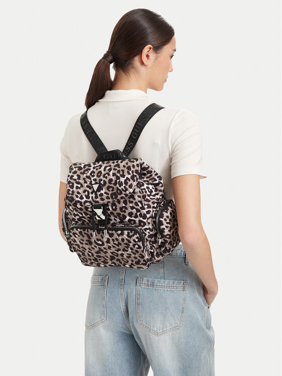 Guess Rucsac J6YZ20 W2543 Bej închis